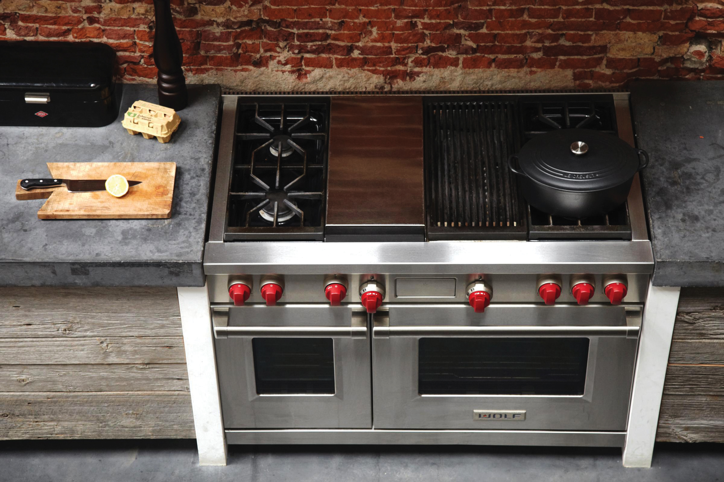 7 - DUAL FUEL RANGE WITH CHARBROILER AND GRIDDLE